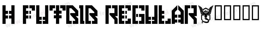 H FUTBIB Regular字体转换